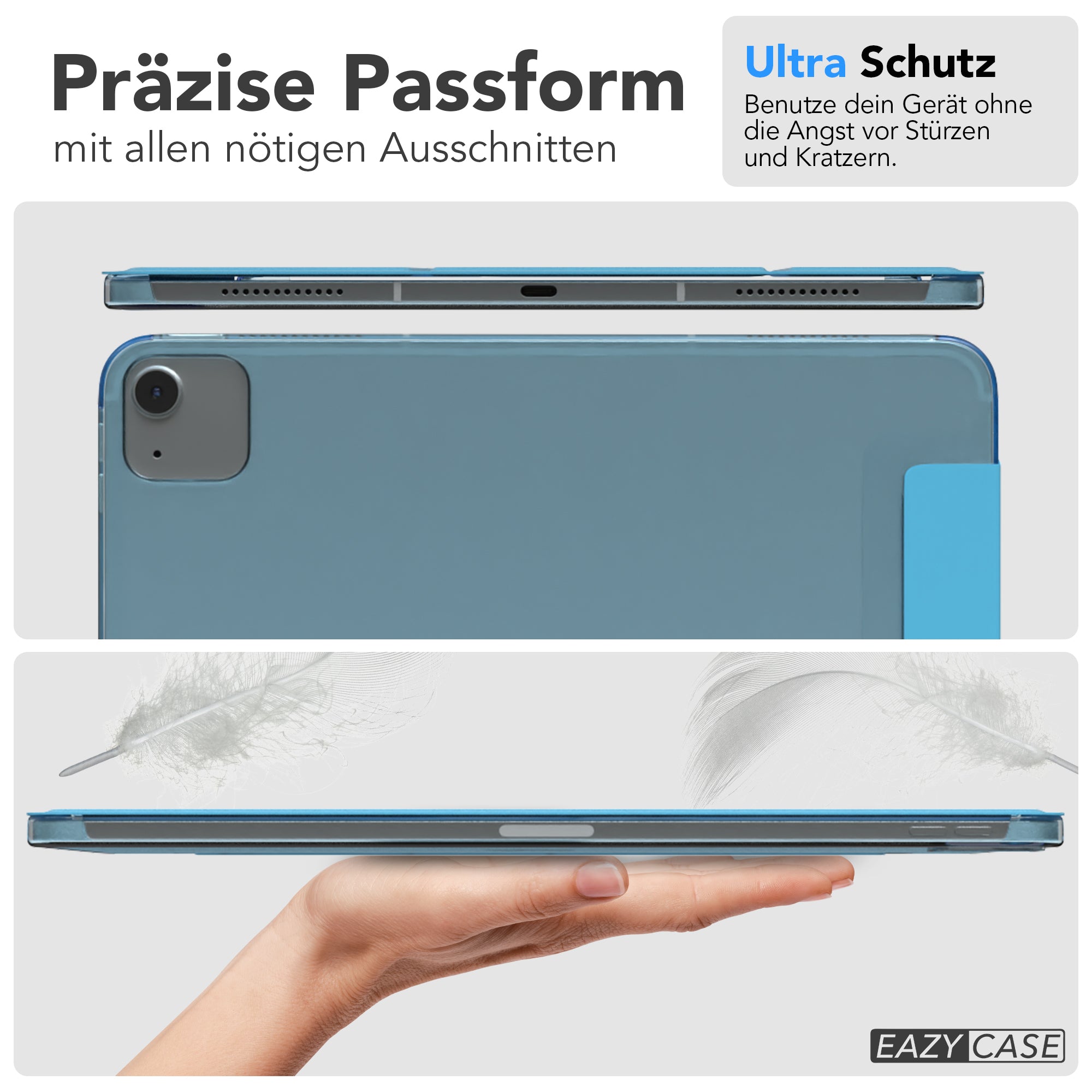 Apple iPad Air 13 Zoll M4 2026 Smartcase Tablethülle aufgestellt 