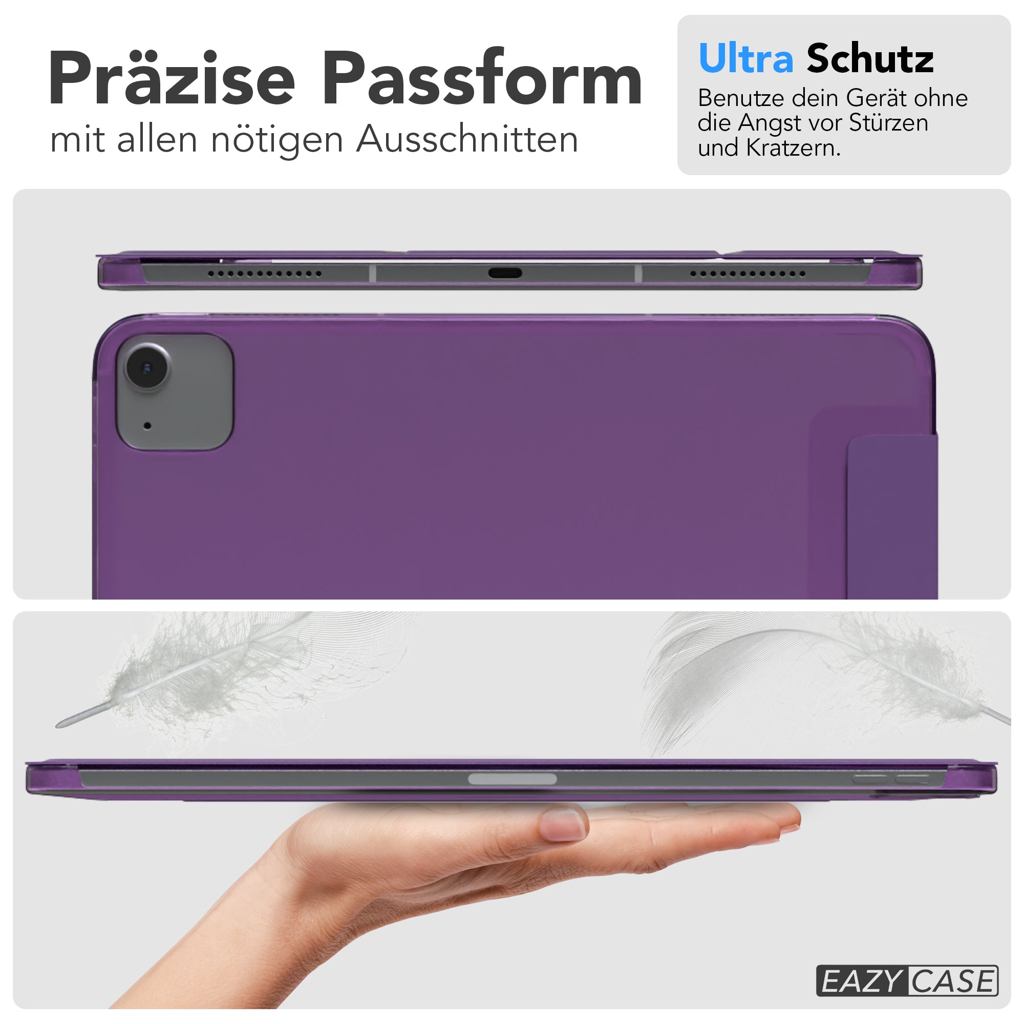 Apple iPad Air 13 Zoll M4 2026 Smartcase Tablethülle aufgestellt 