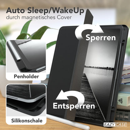 iPad Air 13 M4 2026 Tablethülle mit integriertem Stifthalter 