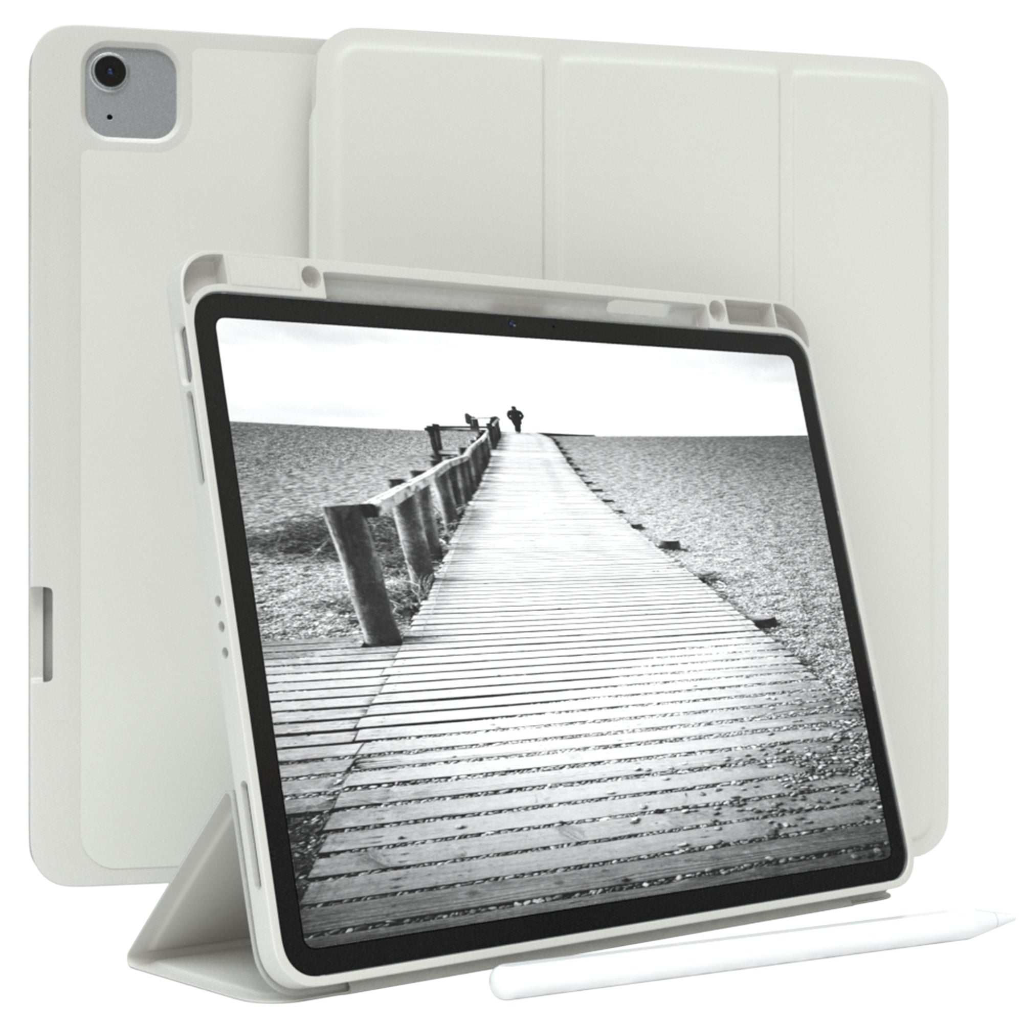 iPad Air 13 M4 2026 Tablethülle mit integriertem Stifthalter 