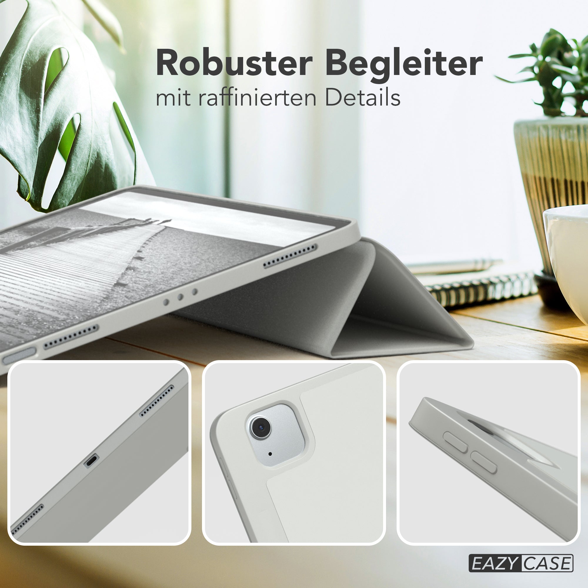 iPad Air 13 M4 2026 Tablethülle mit integriertem Stifthalter 