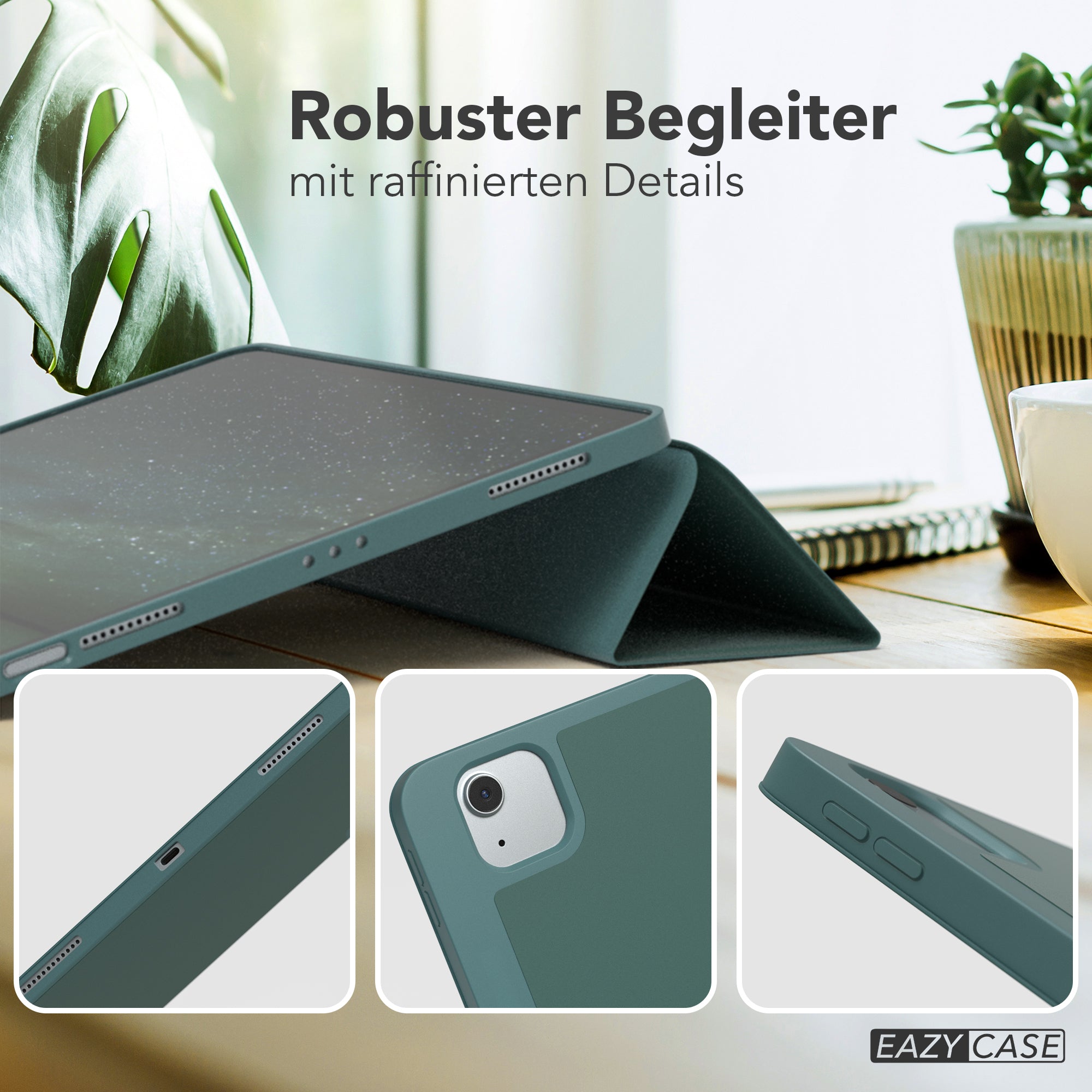 iPad Air 13 M4 2026 Tablethülle mit integriertem Stifthalter 