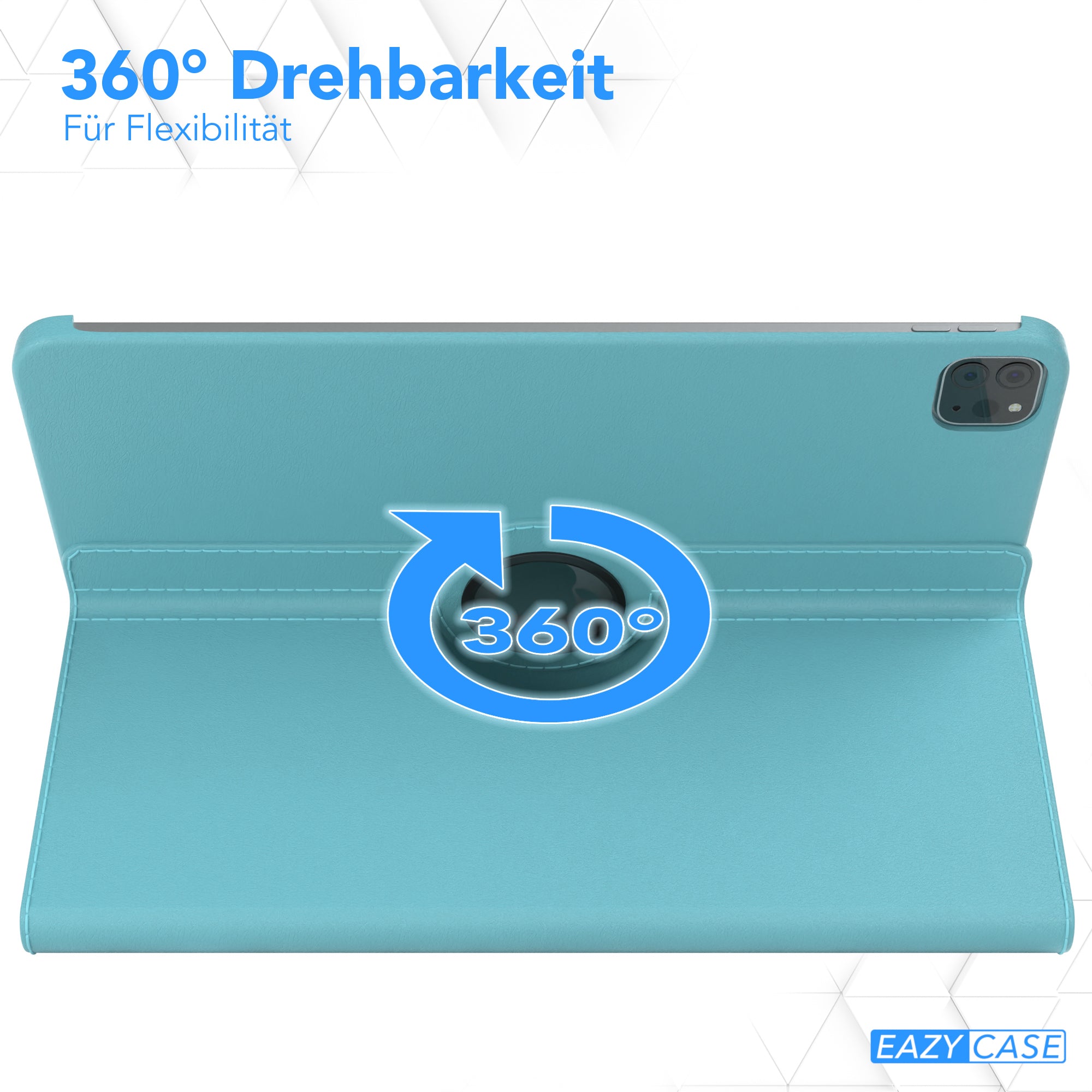 Apple iPad Air 13 Zoll M4 drehbare Tablethülle mit 360 Grad Rotation 