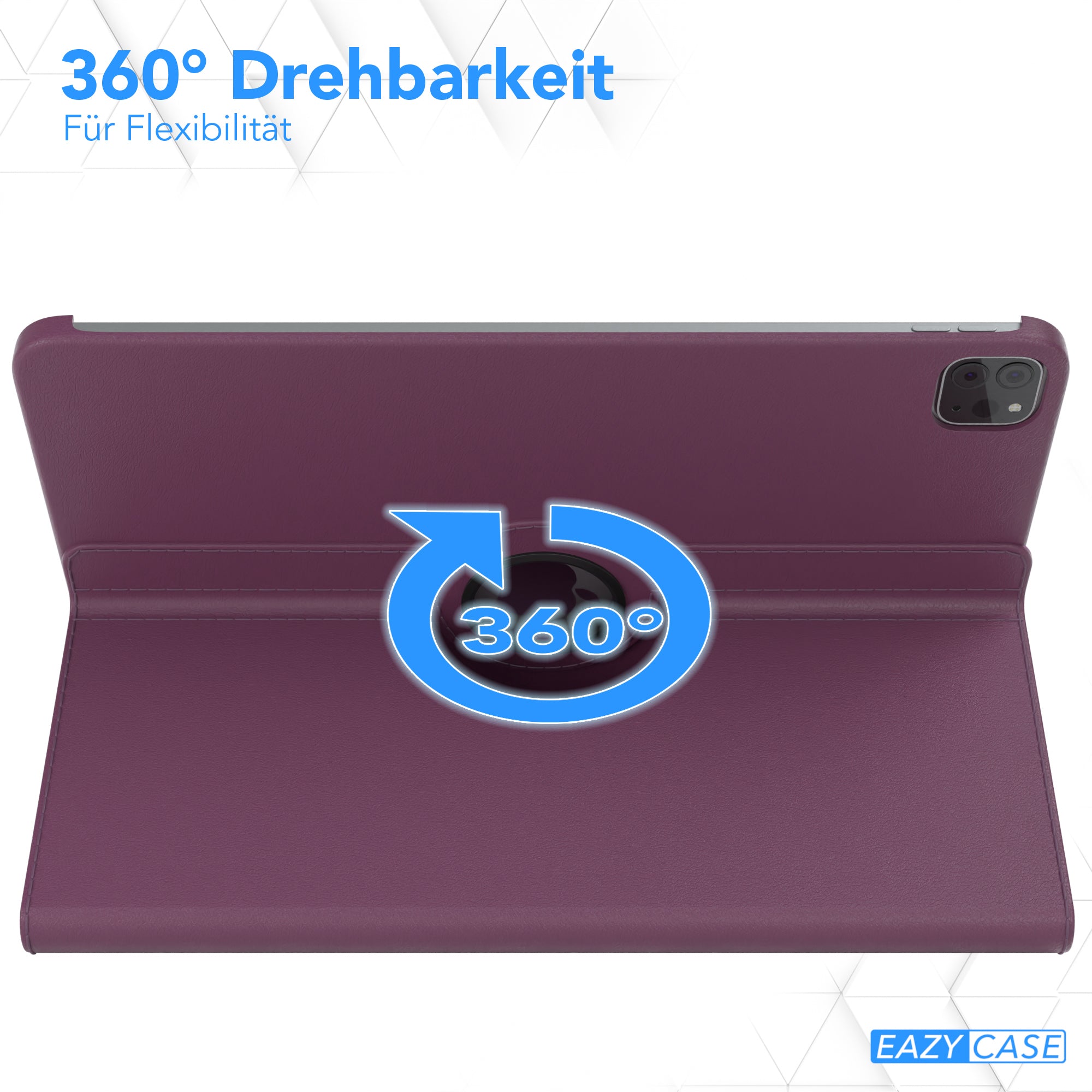 Apple iPad Air 13 Zoll M4 drehbare Tablethülle mit 360 Grad Rotation 