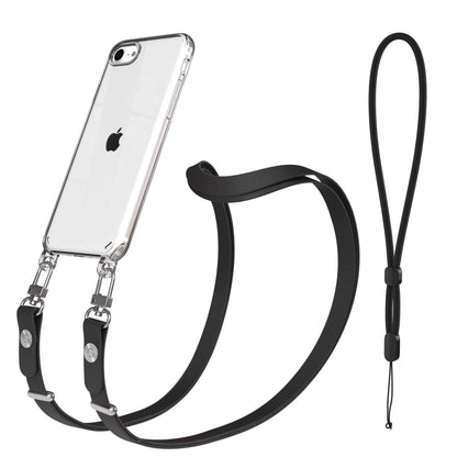 iPhone SE Schutzhülle mit magnetisch verstellbarem Crossbody-Umhängeband 