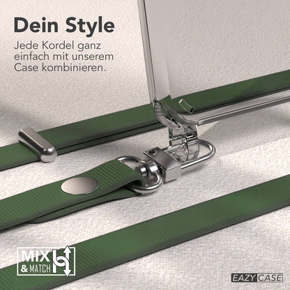 iPhone SE Schutzhülle mit magnetisch verstellbarem Crossbody-Umhängeband 