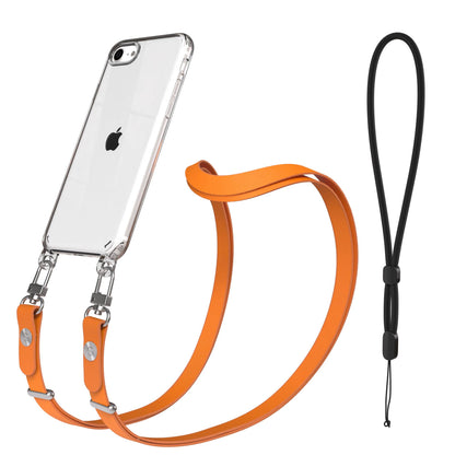 iPhone SE Schutzhülle mit magnetisch verstellbarem Crossbody-Umhängeband 