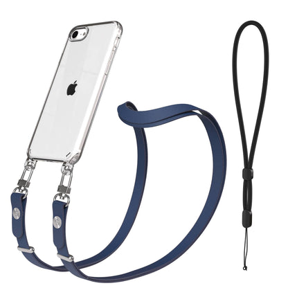 iPhone SE Schutzhülle mit magnetisch verstellbarem Crossbody-Umhängeband 