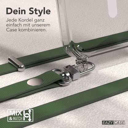 iPhone 15 Pro MagSafe Hülle mit magnetischer Crossbody Handykette von EAZY CASE #farbe_grun-magsafe-funktion-mit-magsafe