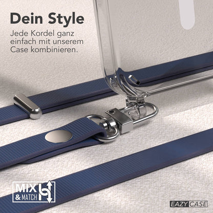 iPhone 15 Pro MagSafe Hülle mit magnetischer Crossbody Handykette von EAZY CASE #farbe_blau-magsafe-funktion-mit-magsafe