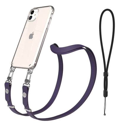 Apple iPhone 11 Schutzhülle mit magnetisch verstellbarem Crossbody-Umhängeband 