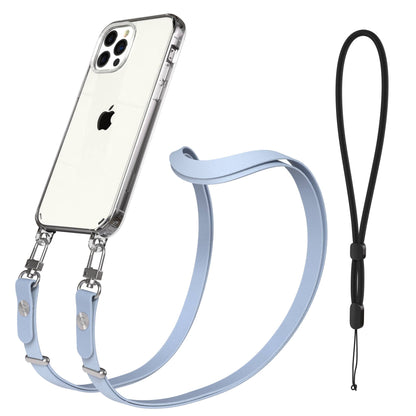 iPhone 12 Pro Schutzhülle mit magnetisch verstellbarem Crossbody-Umhängeband 