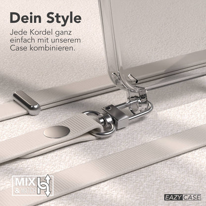 iPhone 12 Mini Schutzhülle mit magnetisch verstellbarer Crossbody Handykette zum Umhängen 