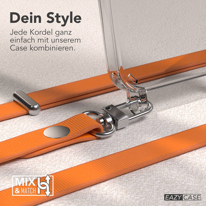 iPhone 12 Mini Schutzhülle mit magnetisch verstellbarer Crossbody Handykette zum Umhängen 
