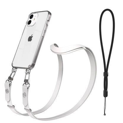 iPhone 12 Mini Schutzhülle mit magnetisch verstellbarer Crossbody Handykette zum Umhängen 