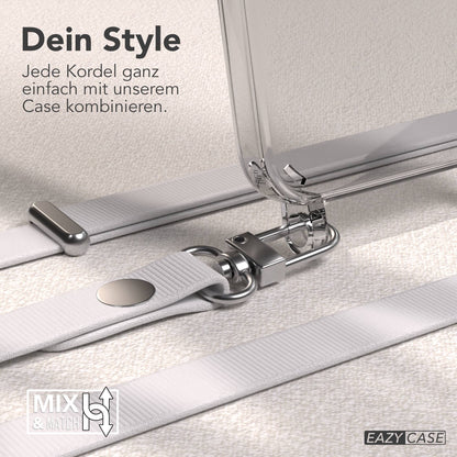 iPhone 12 Mini Schutzhülle mit magnetisch verstellbarer Crossbody Handykette zum Umhängen 