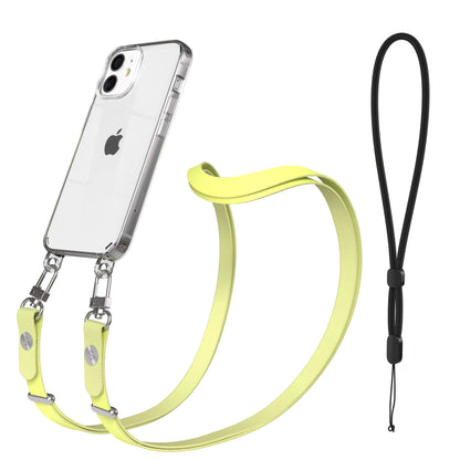 iPhone 12 Mini Schutzhülle mit magnetisch verstellbarer Crossbody Handykette zum Umhängen 