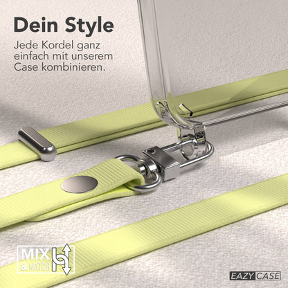 iPhone 12 Mini Schutzhülle mit magnetisch verstellbarer Crossbody Handykette zum Umhängen 