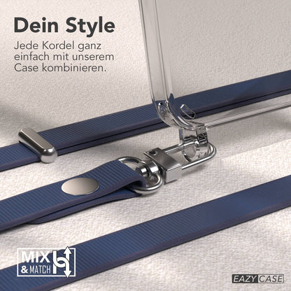 iPhone 12 Mini Schutzhülle mit magnetisch verstellbarer Crossbody Handykette zum Umhängen 