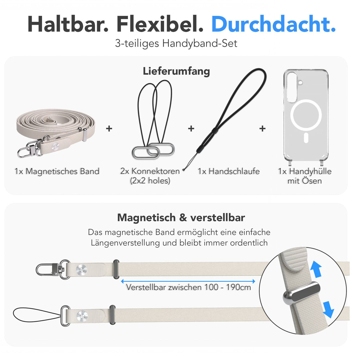 Galaxy S24 MagSafe Hülle + magnetisches Band