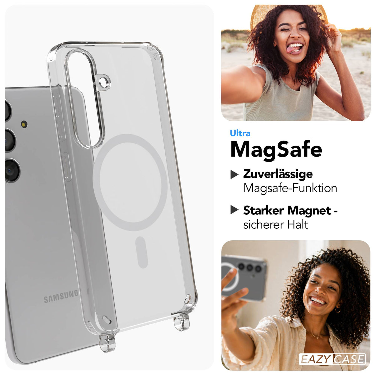 Galaxy S24 MagSafe Hülle + magnetisches Band