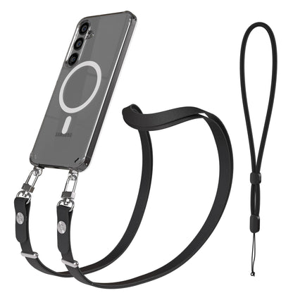 Samsung Galaxy S24 Plus MagSafe Hülle mit magnetischer Crossbody Handykette 