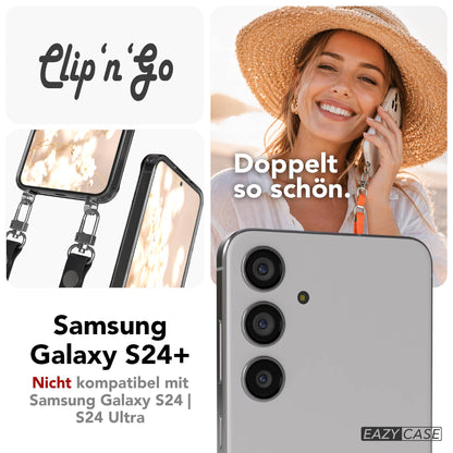 Samsung Galaxy S24 Plus MagSafe Hülle mit magnetischer Crossbody Handykette 