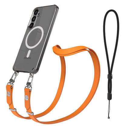 Samsung Galaxy S24 Plus MagSafe Hülle mit magnetischer Crossbody Handykette 