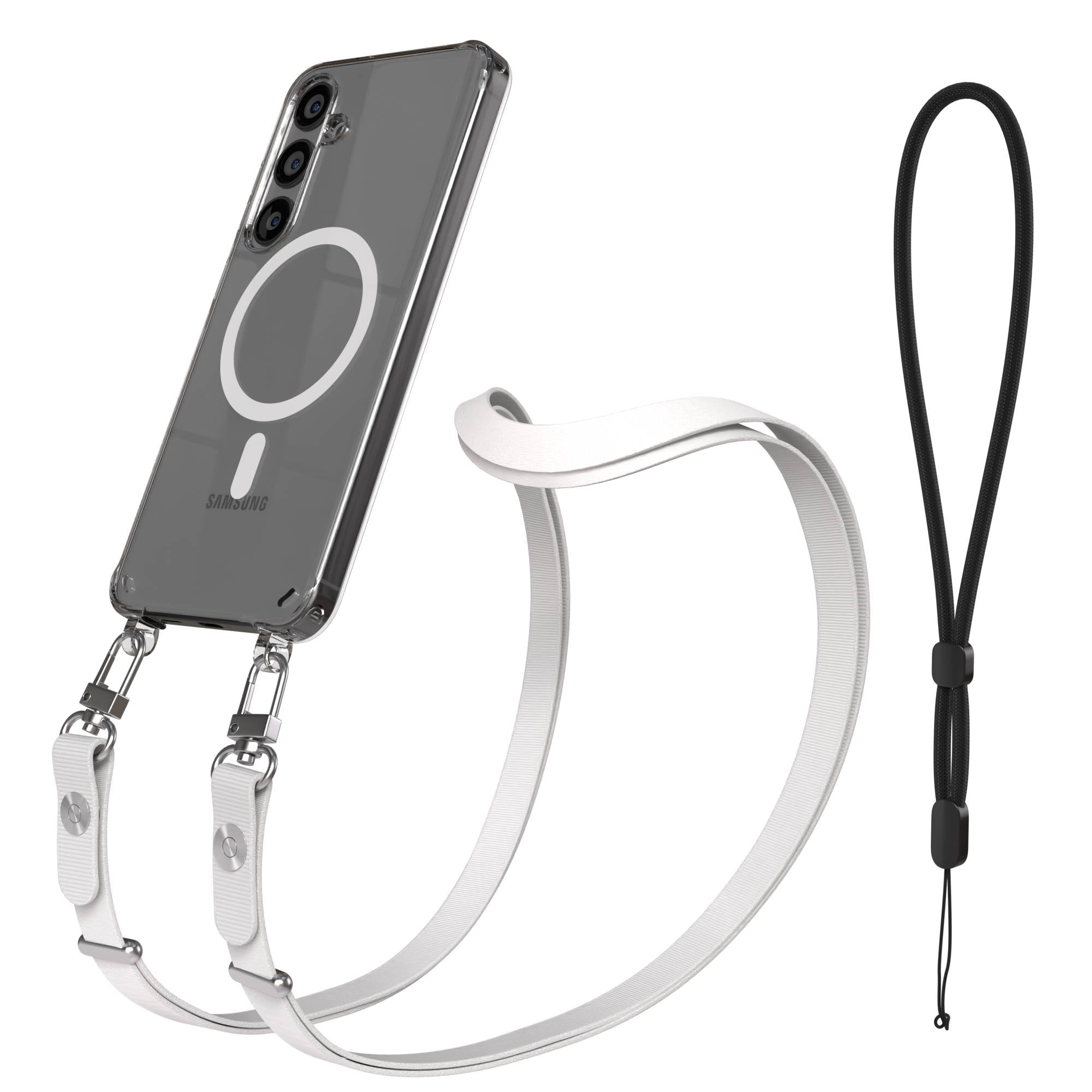 Samsung Galaxy S24 Plus MagSafe Hülle mit magnetischer Crossbody Handykette 