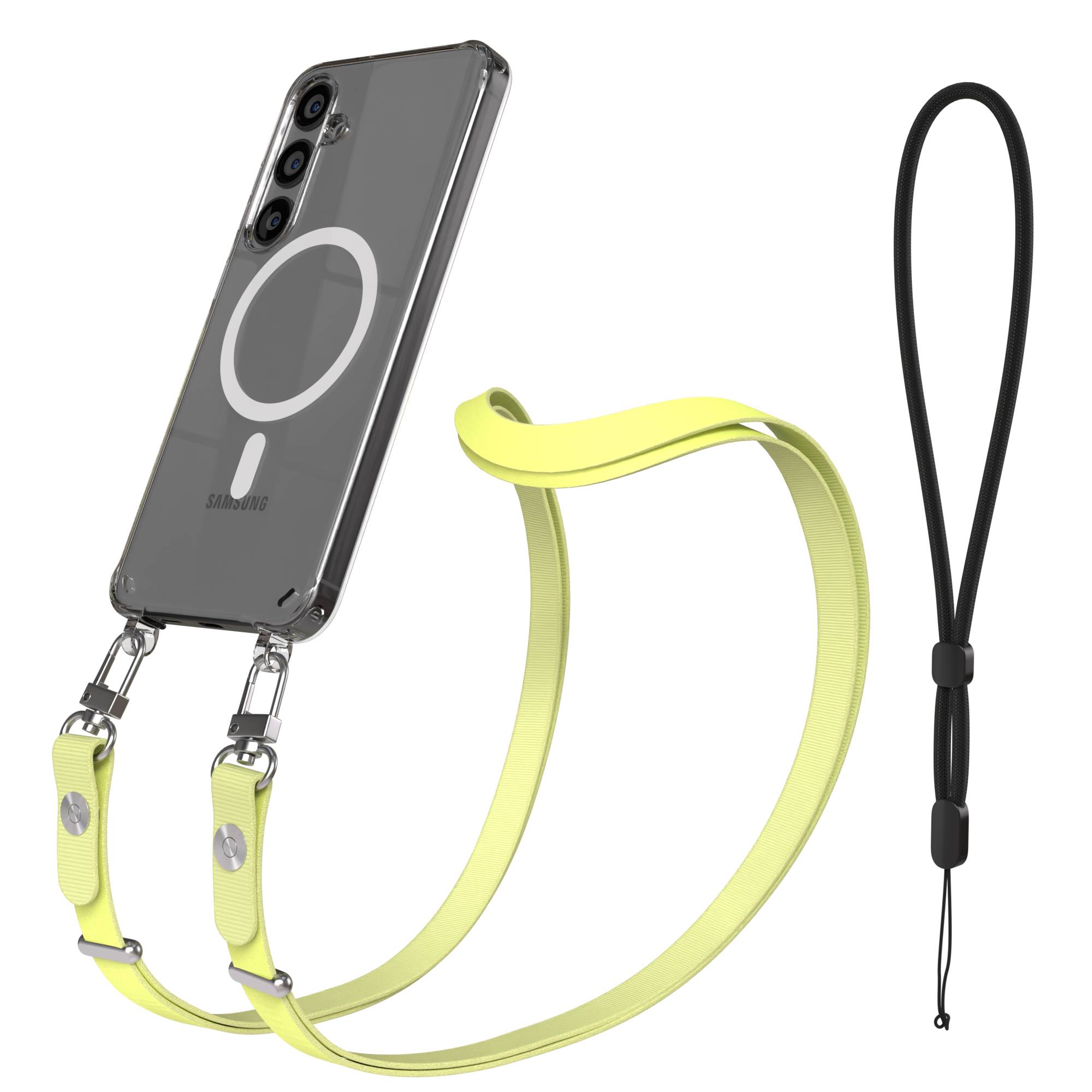 Samsung Galaxy S24 Plus MagSafe Hülle mit magnetischer Crossbody Handykette 