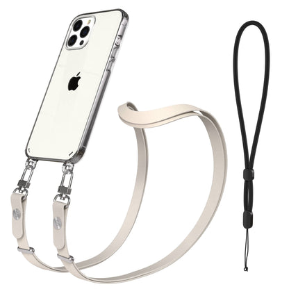 iPhone 12 Pro Max Schutzhülle mit magnetisch verstellbarem Crossbody-Umhängeband 