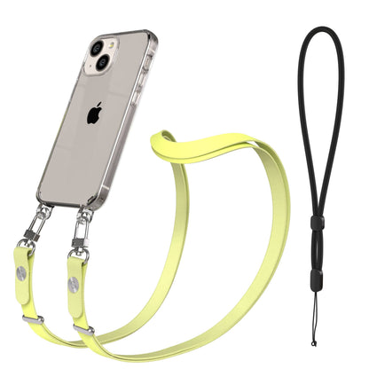 iPhone 13 Mini Schutzhülle mit magnetisch verstellbarem Crossbody Umhängeband 
