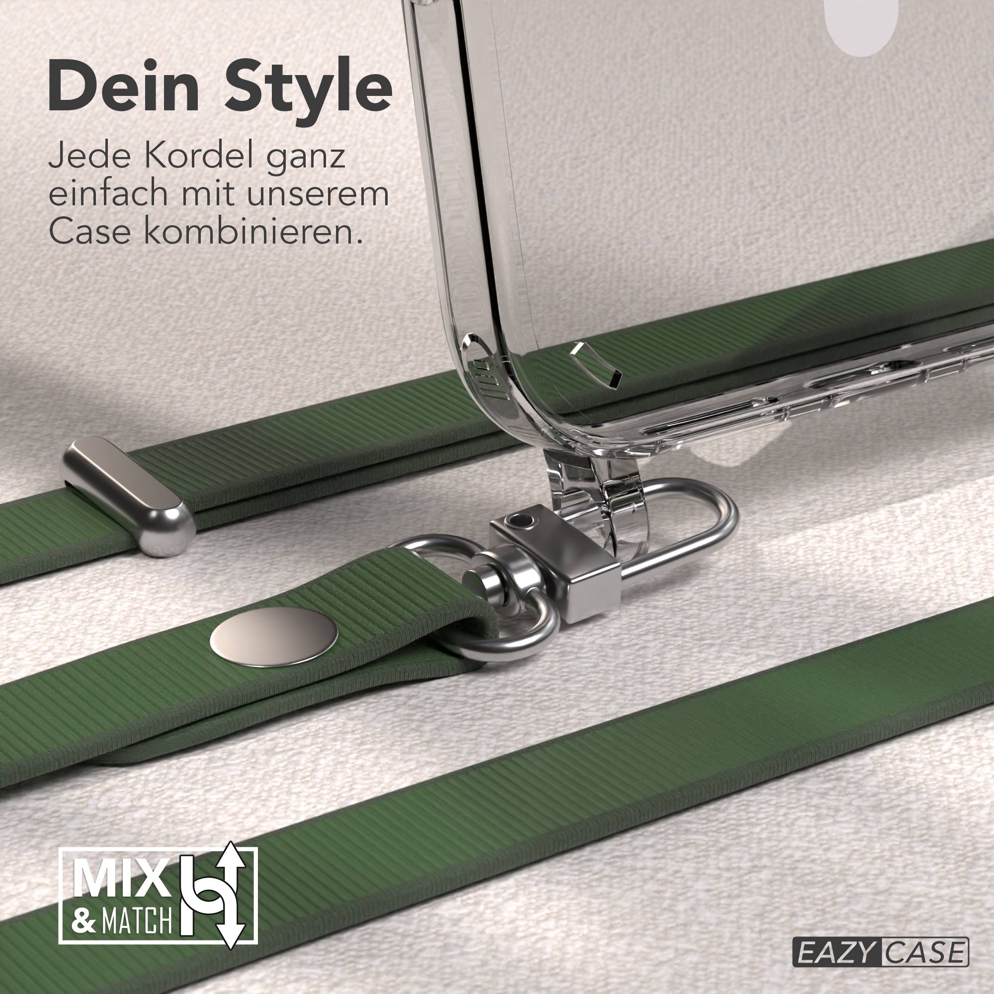 iPhone 16 Plus MagSafe Hülle mit magnetischem Crossbody-Umhängeband von EAZY CASE #farbe_grun-magsafe-funktion-mit-magsafe