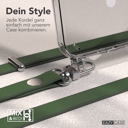 iPhone 16 Plus MagSafe Hülle mit magnetischem Crossbody-Umhängeband von EAZY CASE #farbe_grun-magsafe-funktion-mit-magsafe
