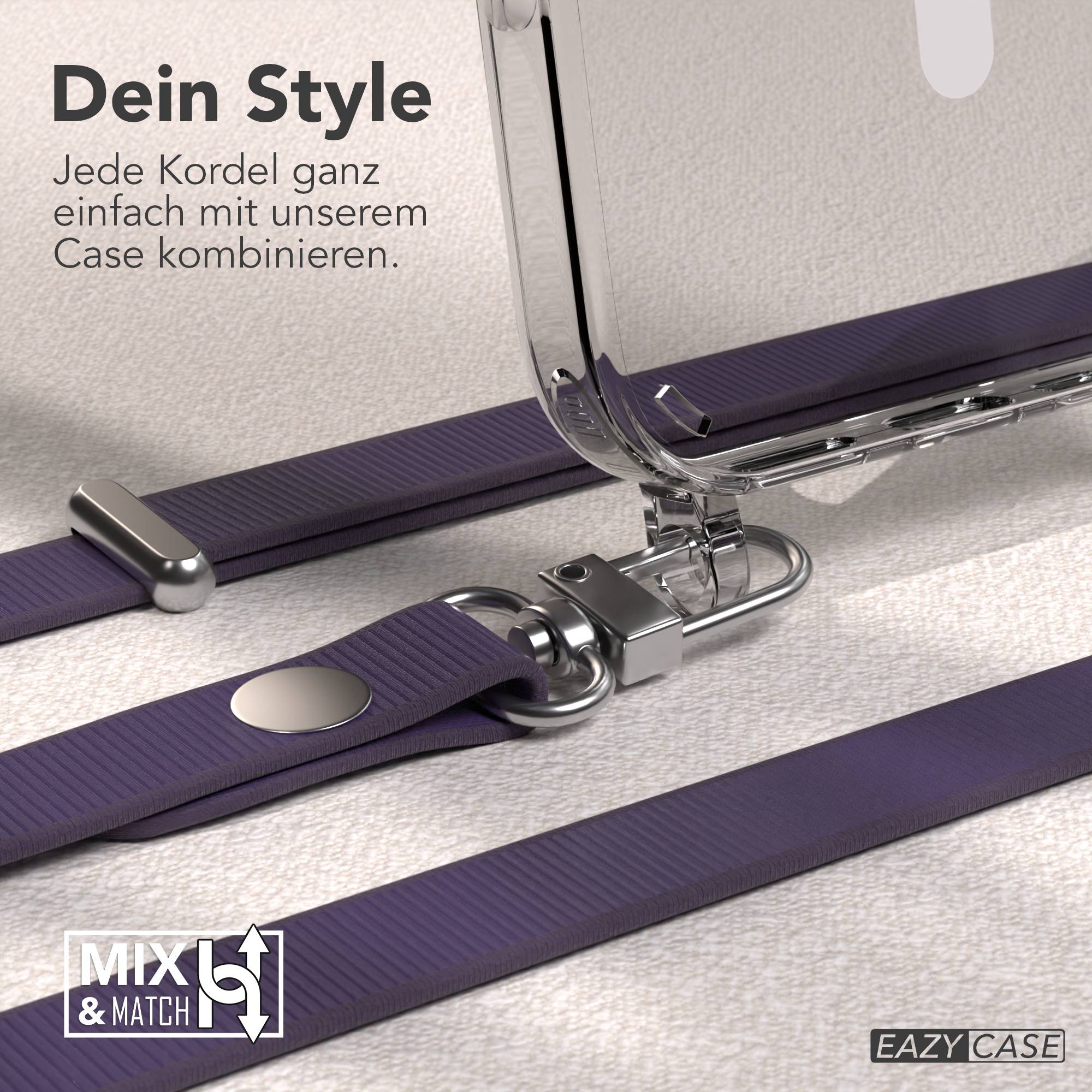 Apple iPhone 16 Pro MagSafe Hülle mit magnetischer Crossbody Handykette Set 
