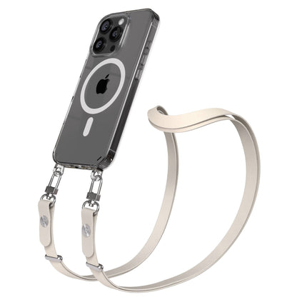 Apple iPhone 16 Pro MagSafe Hülle mit magnetischer Crossbody Handykette Set 