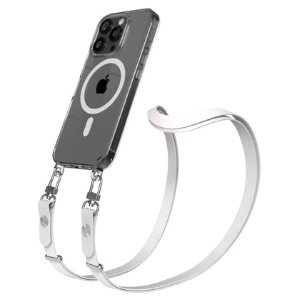 Apple iPhone 16 Pro MagSafe Hülle mit magnetischer Crossbody Handykette Set 