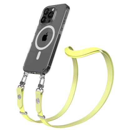 Apple iPhone 16 Pro MagSafe Hülle mit magnetischer Crossbody Handykette Set 