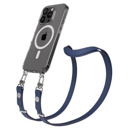 Apple iPhone 16 Pro MagSafe Hülle mit magnetischer Crossbody Handykette Set 