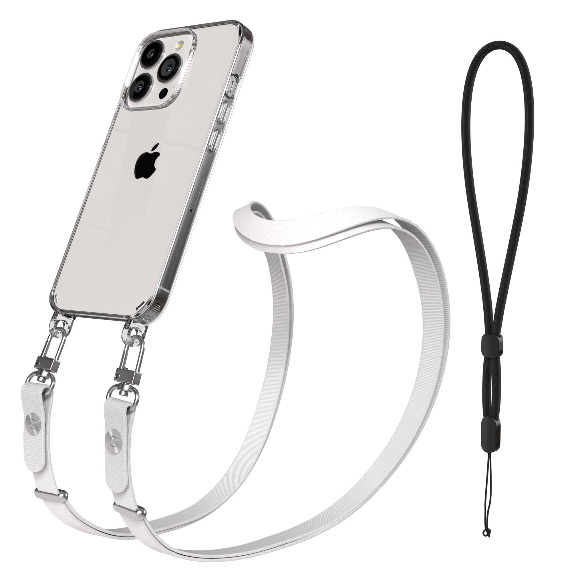 Apple iPhone 13 Pro Schutzhülle mit magnetisch verstellbarer Crossbody Handykette 