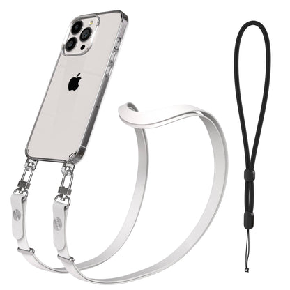 Apple iPhone 13 Pro Schutzhülle mit magnetisch verstellbarer Crossbody Handykette 