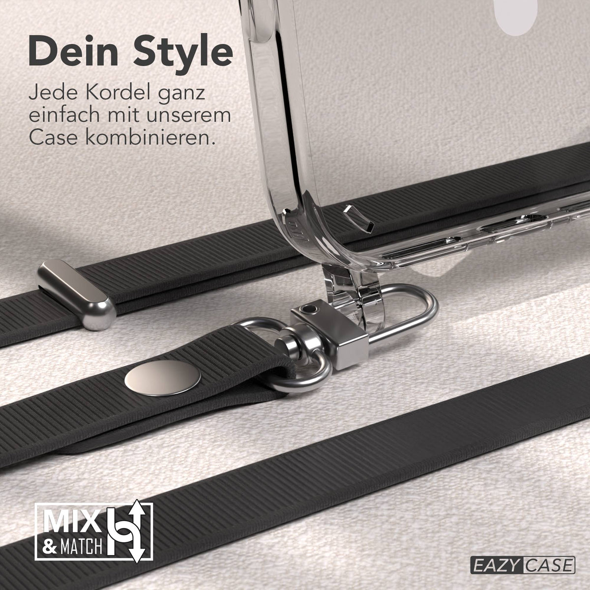 iPhone 16 Pro Max MagSafe Hülle mit magnetischem Crossbody-Umhängeband #farbe_schwarz-magsafe-funktion-mit-magsafe