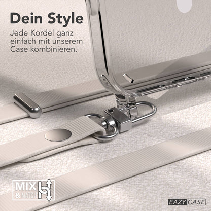 iPhone 16 Pro Max MagSafe Hülle mit magnetischem Crossbody-Umhängeband #farbe_taupe-magsafe-funktion-mit-magsafe