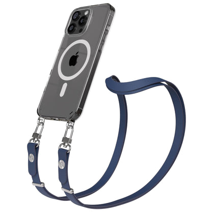 iPhone 16 Pro Max MagSafe Hülle mit magnetischem Crossbody-Umhängeband #farbe_blau-magsafe-funktion-mit-magsafe