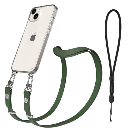 Apple iPhone 14 Schutzhülle mit magnetisch verstellbarem Crossbody Umhängeband 