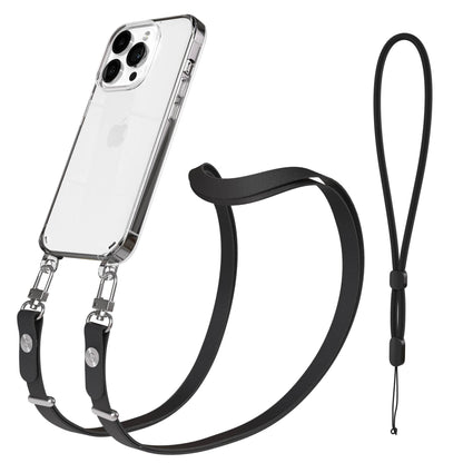 Apple iPhone 14 Pro Schutzhülle mit magnetisch verstellbarem Crossbody-Umhängeband 