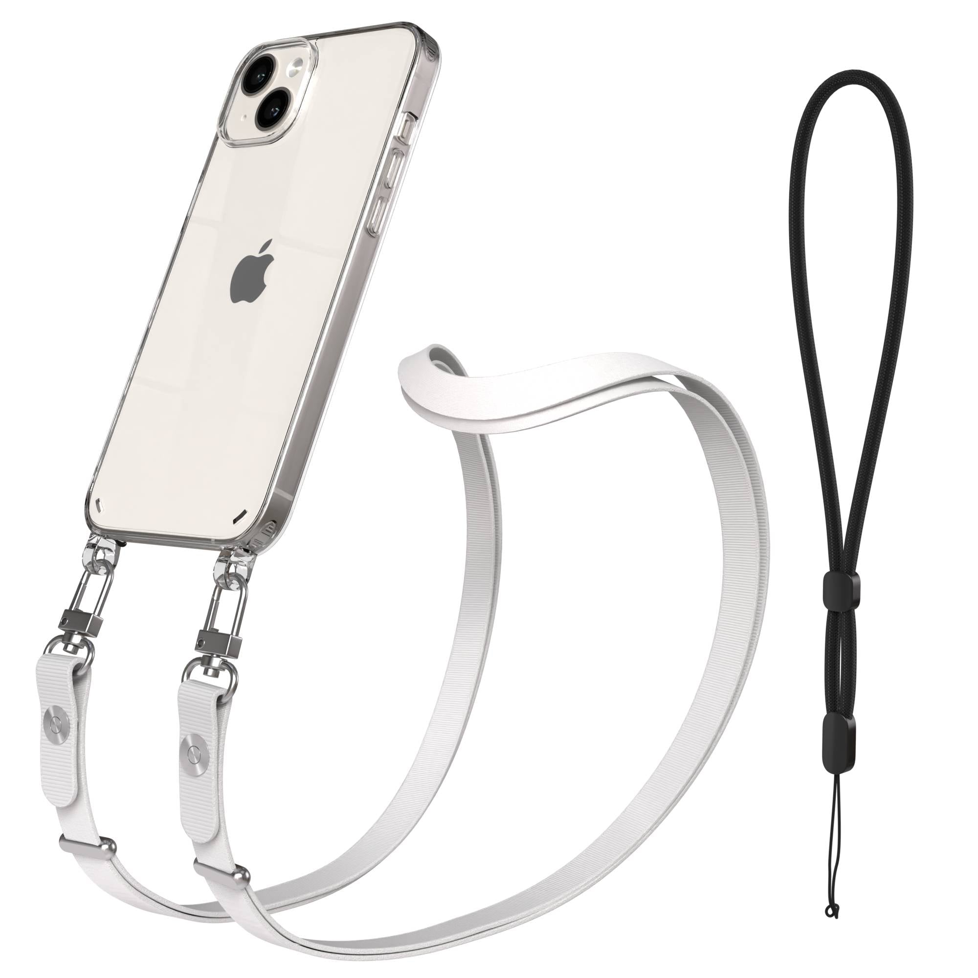 Apple iPhone 14 Plus Schutzhülle mit magnetischer Crossbody Handykette zum Umhängen 