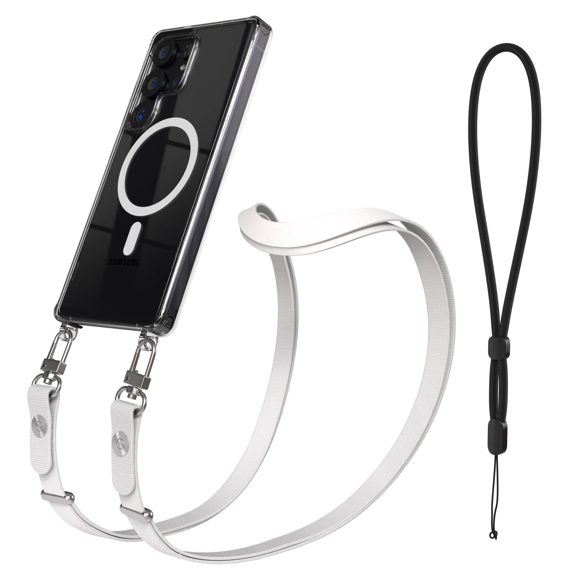 Samsung Galaxy S25 Ultra MagSafe Hülle mit magnetischer Crossbody Handykette 