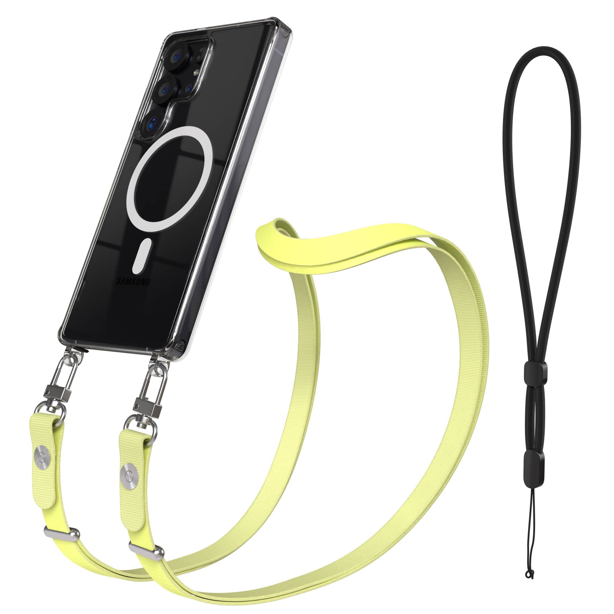 Samsung Galaxy S25 Ultra MagSafe Hülle mit magnetischer Crossbody Handykette 