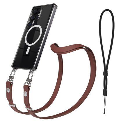 Samsung Galaxy S25 Ultra MagSafe Hülle mit magnetischer Crossbody Handykette 